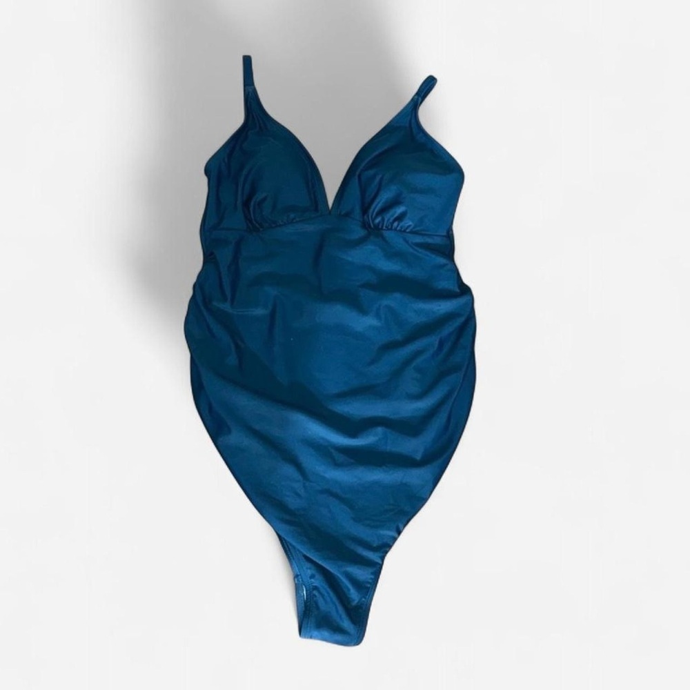 Cupshe Elegant Navy Swimsuit one piece size M